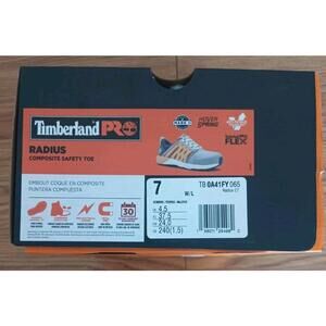 Timberland Womens Radius Composite Safety Toe Athletic Work Shoe 7M MSRP $135